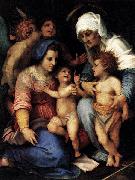 Andrea del Sarto Madonna and Child with St Elisabeth, the Infant St John, and Two Angels oil painting